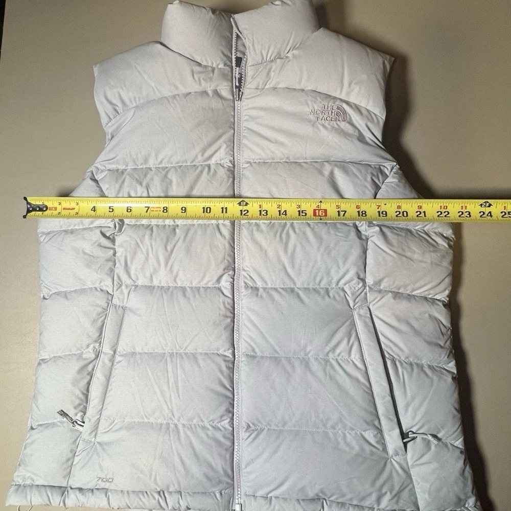 The North Face Women's Light Gray Puffer Vest